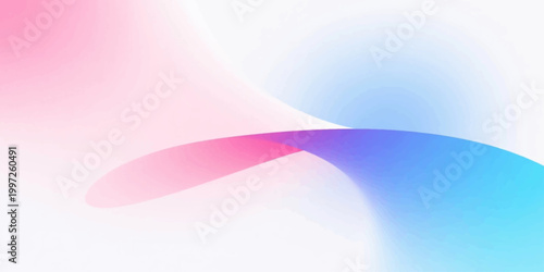 An abstract display of soft pink and blue gradients swirls in harmonious interplay, offering a sense of calm and visual elegance.