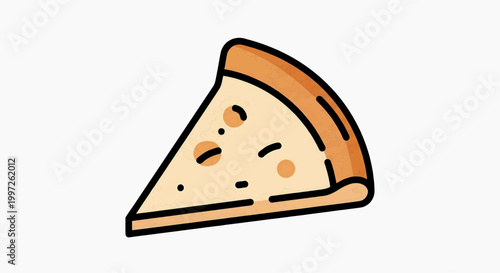 Delicious cheesy pizza slice with a golden crust and melted cheese, perfect for a quick snack or satisfying meal