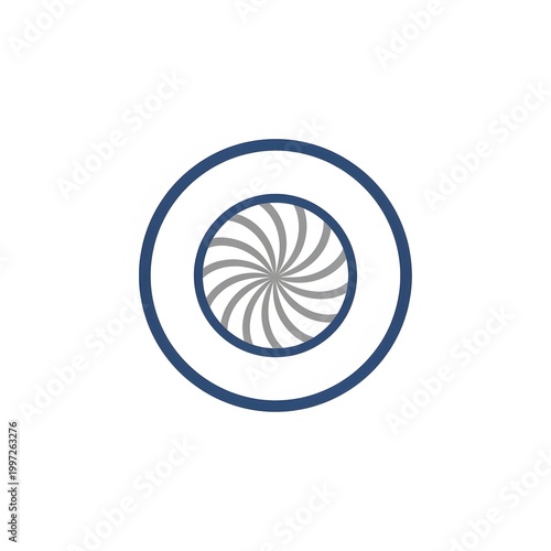 Geometric shapes design element logo.