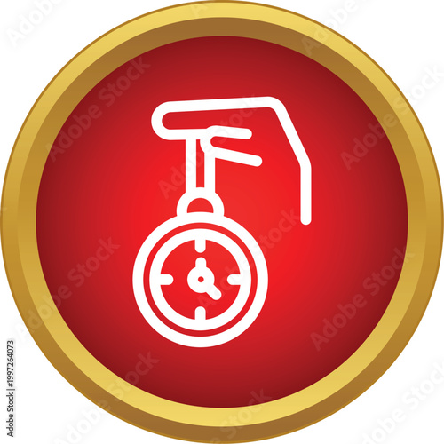 Hand holding a swinging pocket watch, signaling hypnosis or a timed event