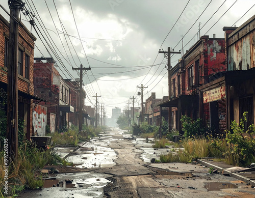 Faded City Blocks