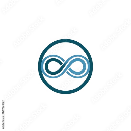 Infinity Symbol Logo Design Elements.