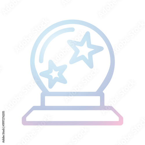 Magic Ball icon design template