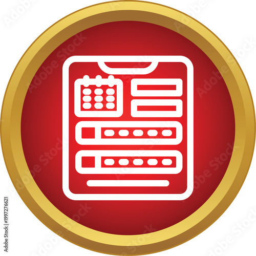 Mobile phone screen displaying a calendar and input fields for scheduling or booking