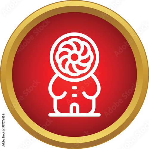 Lollipop candy man character representing sweetness and fun