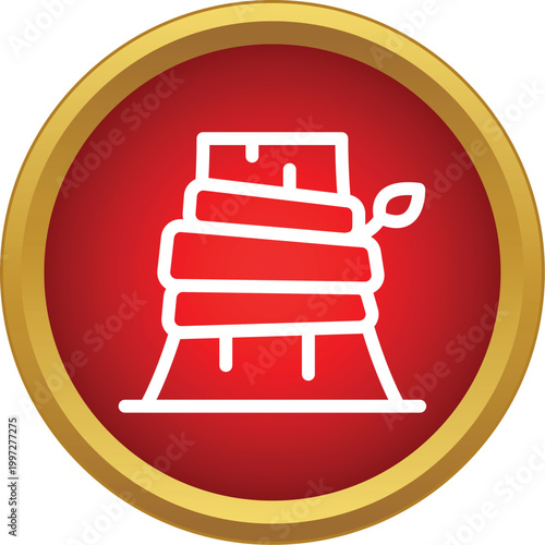 Tree stump icon with a leaf symbolizing environment, sustainability, and rebirth