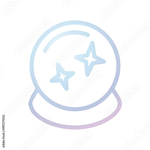 Magic Ball icon design template