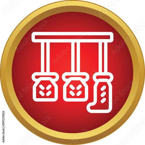 Car pedals icon in a red circle symbolizing automotive parts and vehicle control