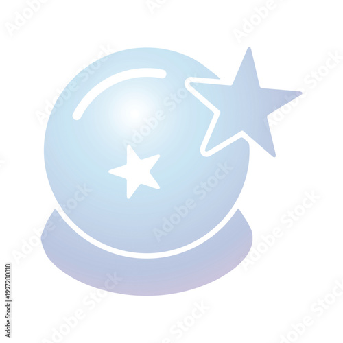 Magic Ball icon design template