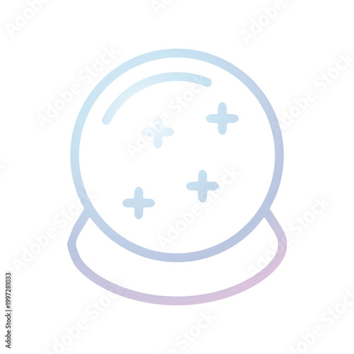 Magic Ball icon design template