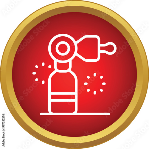 Breast pump generating milk, showing an infant feeding and lactation concept