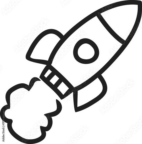 Rocket Ship Launching Startup