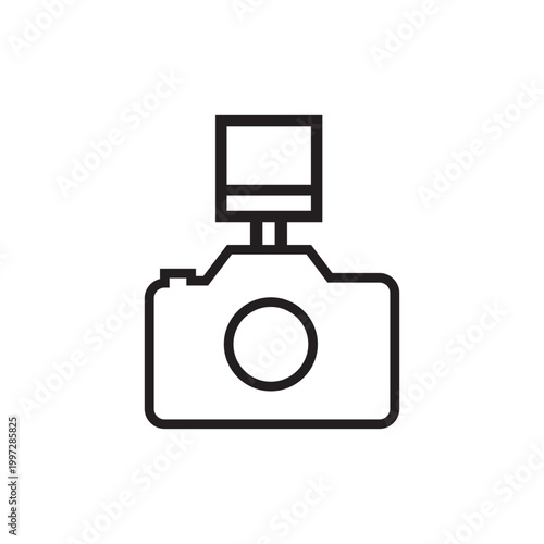 Camera Photography Icon | Photo Capture Outline Vector