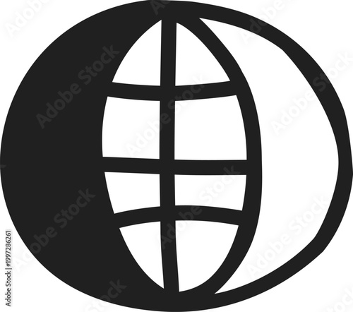 Stylized Globe with Shading
