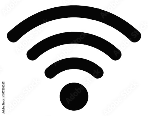Wireless Signal Connection Vector Icon Design for Modern Apps