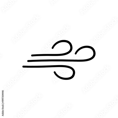 Stylized Wind Illustration - A Breath of Fresh Air.
