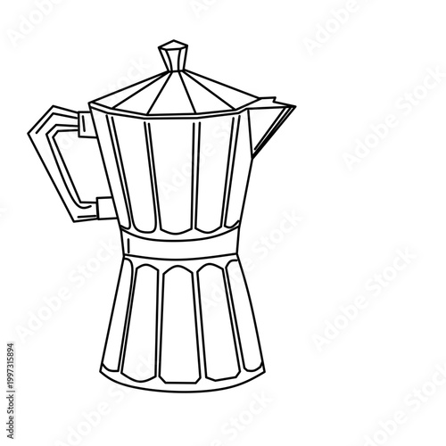 Coffee Pot Moka Pot Aluminum Stovetop