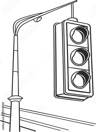 vector illustration of an old car