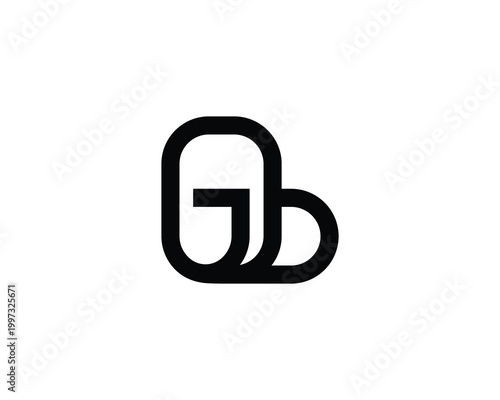 GB Logo Design. GB