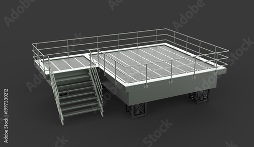 Konstfotografi mezzanine floor system
