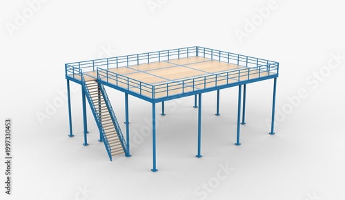 Konstfotografi mezzanine floor system