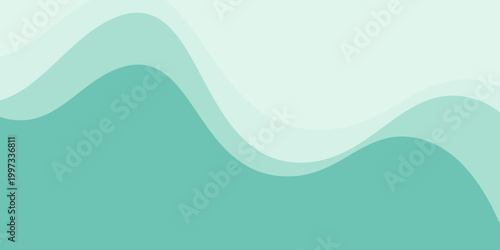 Flowing dark blue curve shape with soft gradient vector abstract background, relaxing and tranquil art, can illustrate health medical or sound of music.