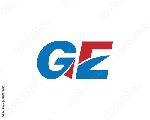 GE Logo Design. GE