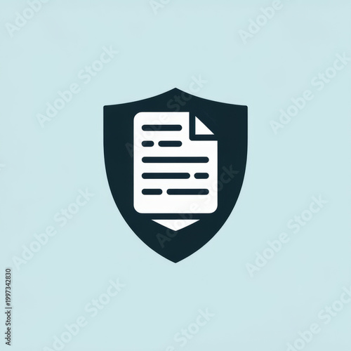 Document security and protection concept, digital safety of information and data
