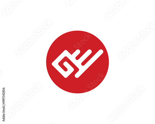 GE Logo Design. GE