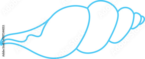 Seashell Outline Doodle