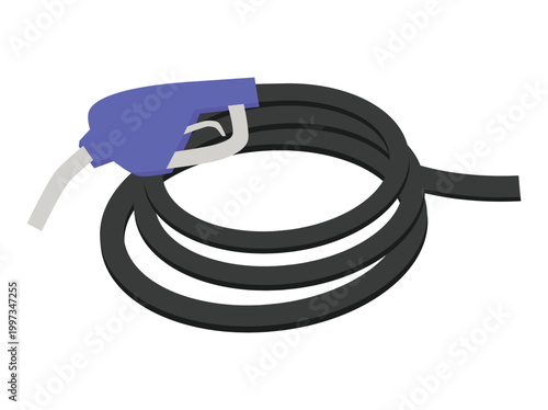 Hand Drawn Fuel Oil Hose
