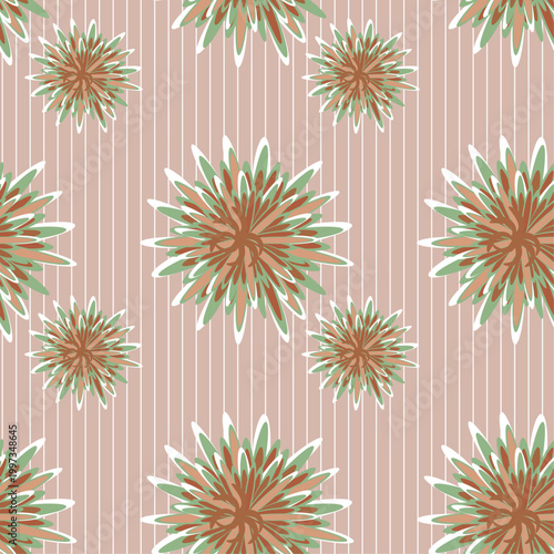 seamless pattern with flowers
