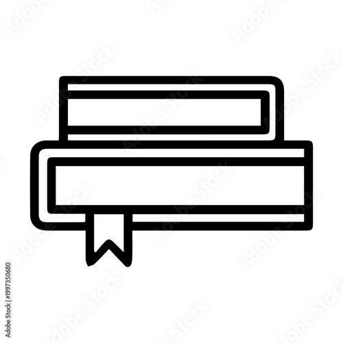 Reading Books Stack Icon