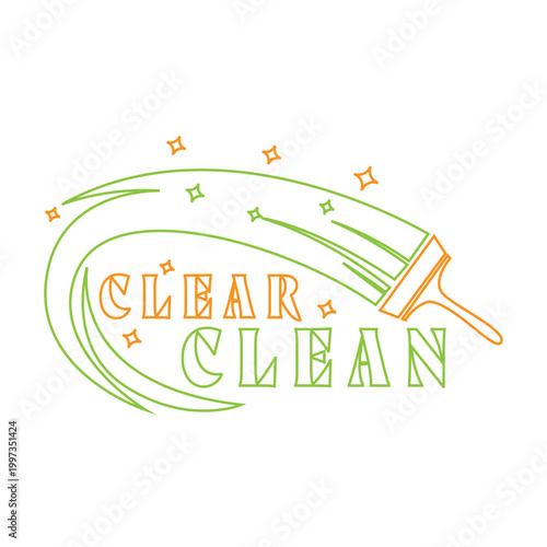 The Clean Logo Line Art