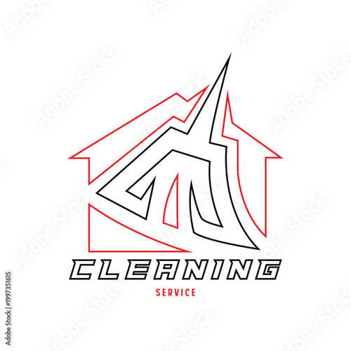 The Clean Logo Line Art