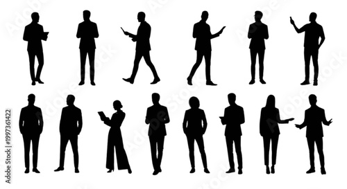 People dancing silhouette party style isolated on transparent background, Vector