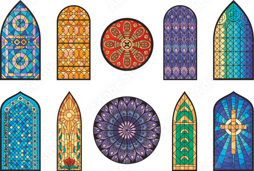 Elegant wrought iron fence panels and gate designs for luxury property branding vector