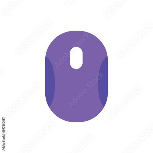 Minimalist Flat Purple Abstract Shape Modern Icon Design