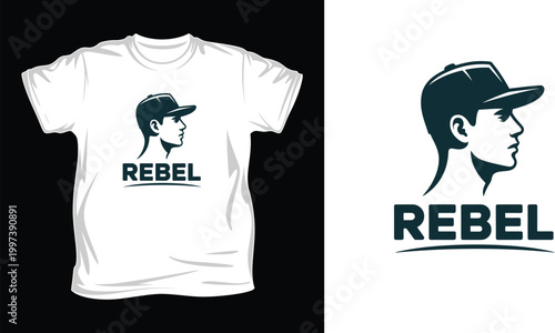 Black t-shirt with happy halloween text design