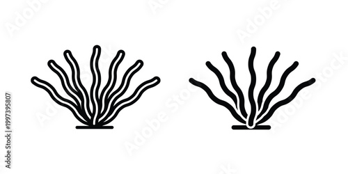 Algae icon - vector illustration eps10