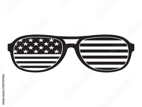 Patriotic aviator sunglasses a stylish fourth of july accessory for american pride