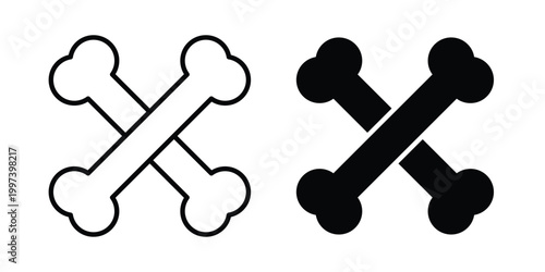 Bones icon - vector illustration eps10