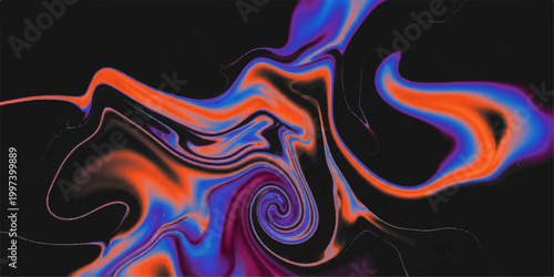 Abstract colorful swirls on a dark background. A visually stunning. for website, background, branding