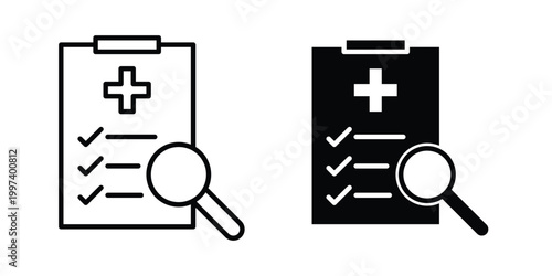 Clinical trial icon - vector illustration eps10