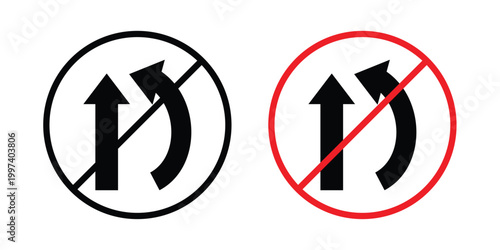 Do not overtake traffic sign - vector illustration eps10