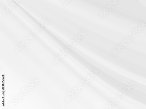 Clean abstract fashion woven beautiful soft fabric smooth curve shape decorative textile white background