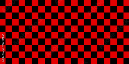 checkered red black pattern for transparent background, check tile square black white pattern