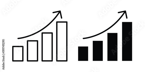 increase icon - vector illustration eps10