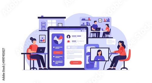 Online Collaboration, Remote Work & Project Management on Digital Platforms