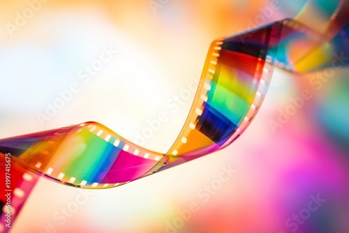 Colorful Film Strip Shows Light and Design in a Creative Setting